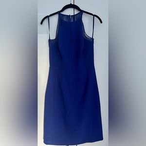 Royal blue, calf length cocktail dress from Reiss